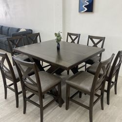Langston 9-Piece Dining Table Set