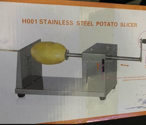 Potato slicer spiral