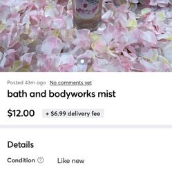 Bath And Bodyworks Mist 