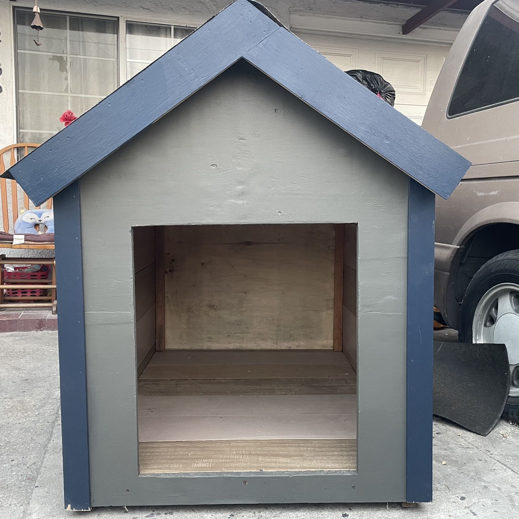 Dog House Hand Made Casa Para Perros Grande Large Dog  Size  Grande Dog Houses