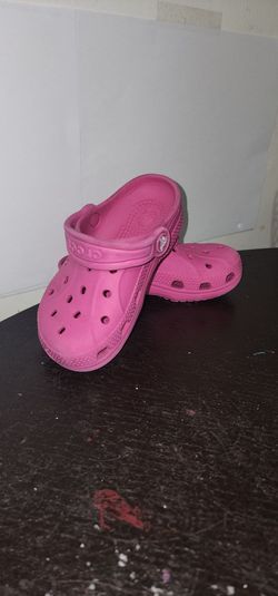 Kids Pink Crocs Classic Clogs