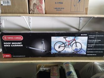 Roof mount bike carrier.