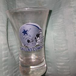 Vintage DALLAS COWBOY SHOT GLASS