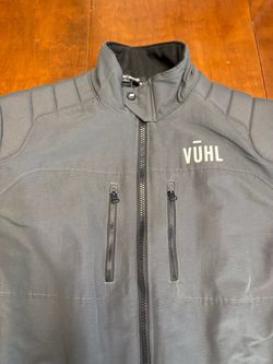 Motorcycle VUHL Gray Softshell Full-Zip Jacket