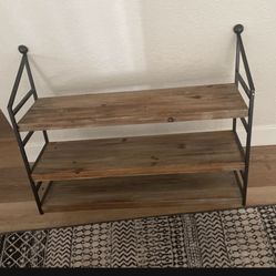 wooden shelf 