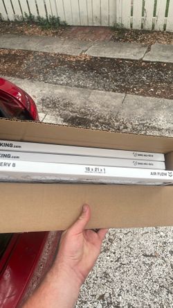 Unused 18x21x1 air filters