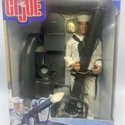 Vintage GI Joe Battleship row Defender 12” Action Figure In Box 