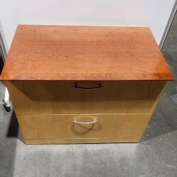 Wooden 2 Drawer Filing Cabinet