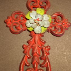 Large Decorative Cast Iron Cross