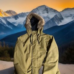 Volcom Women’s True To This Ski Fawn Jacket Size Small 