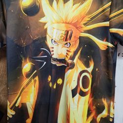 Naruto Anime 3D Shirt, Medium, New