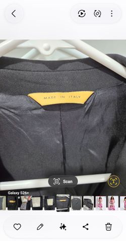 Made in Italy Black Blazer Jacket