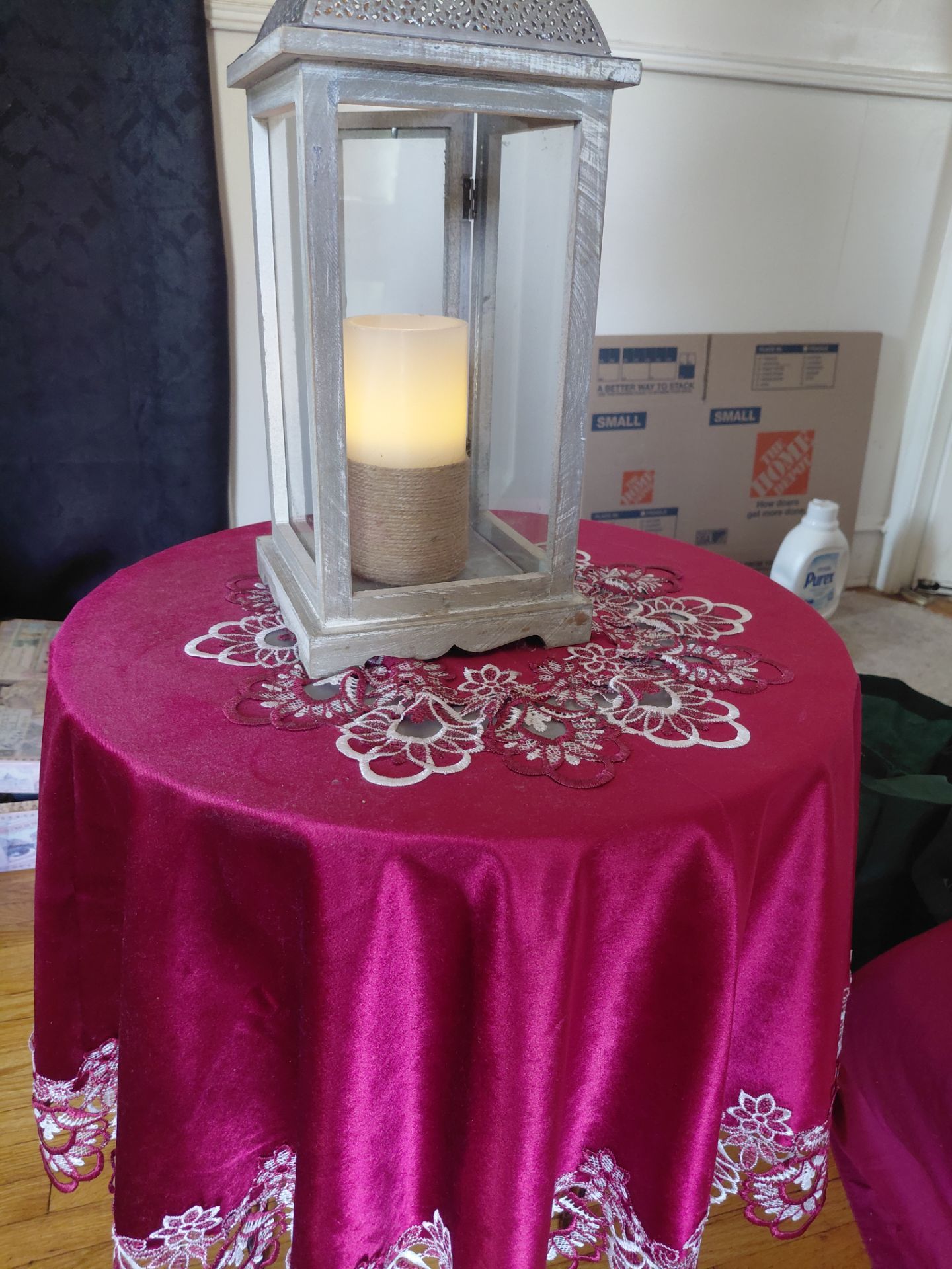 Gothic vintage style side table