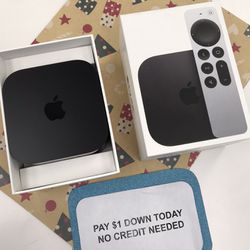 Apple TV 4K 3RD Generation Open Box Like New - Pay $1 Today to Take it Home and Pay the Rest Later!