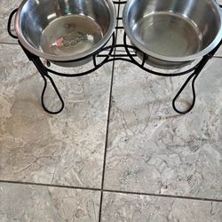 Dog Bowls With Stand