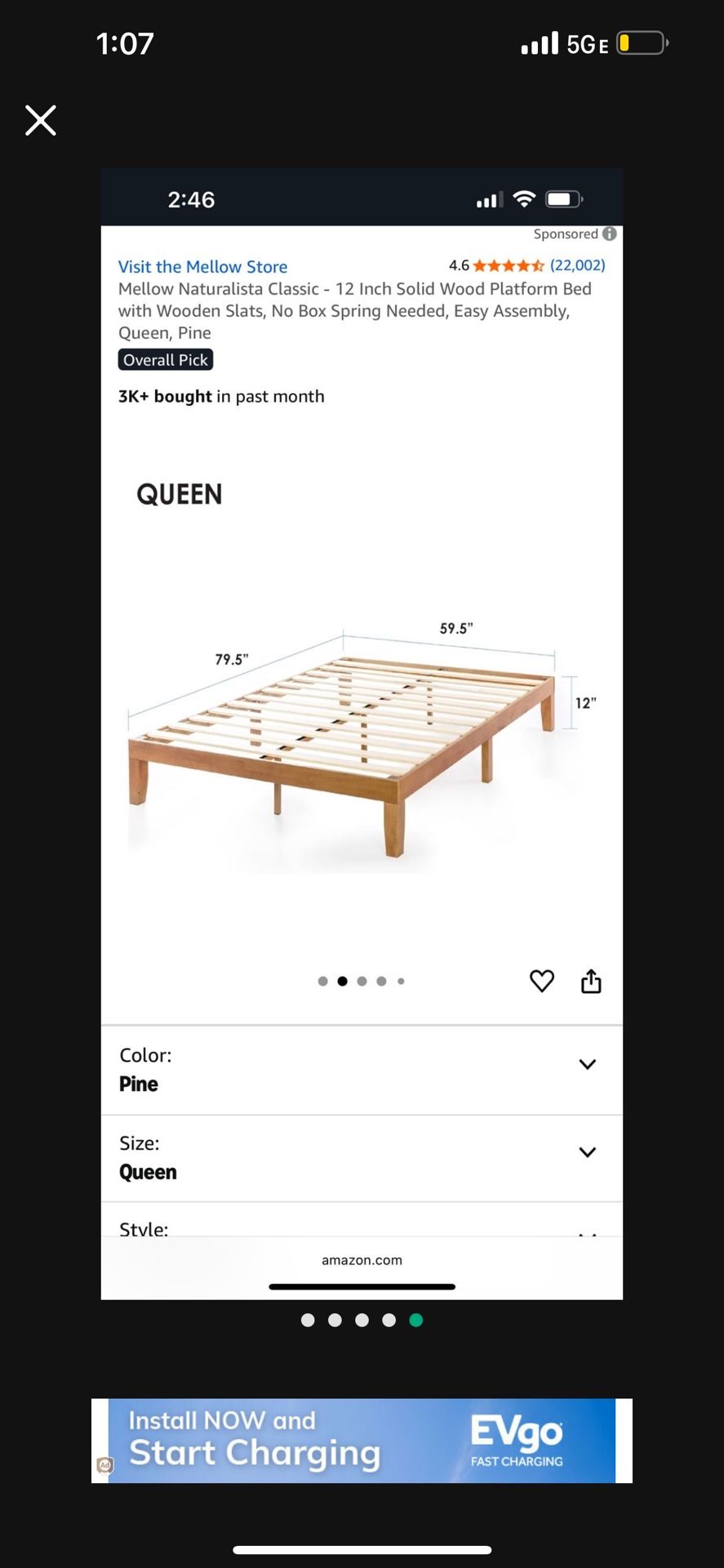 Wood Bed Frame