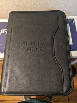 Leather Resume Folder Cal Poly Pomona