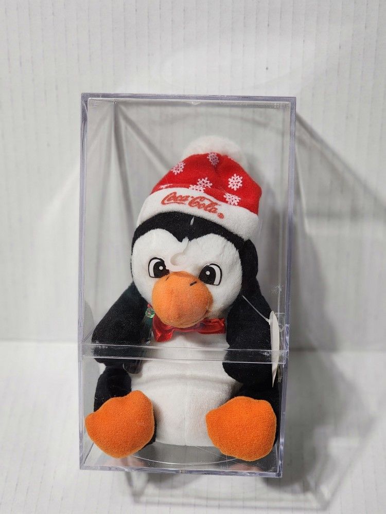 1997 Coca Cola Penguin Bean Bag Plush