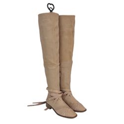 Free People West End Lace Up Over Knee Boot