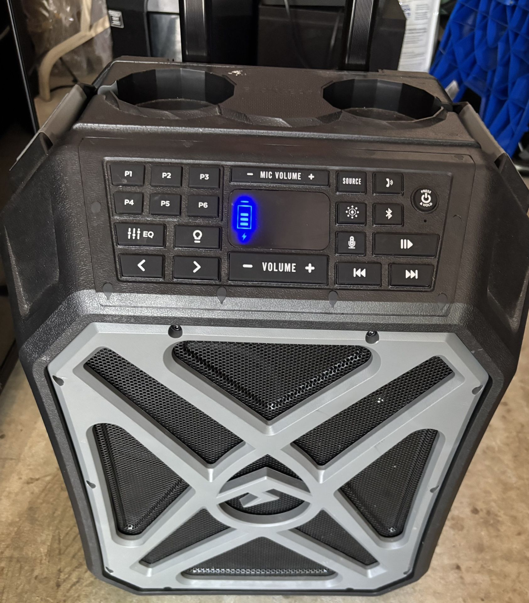 ECOXGEAR EcoTundra Waterproof Floating Portable Bluetooth Wireless 120-Watt Smart Speaker