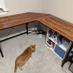 L-Shape Wooden Desk