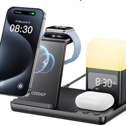 6 In 1 Wireless Charging Station 