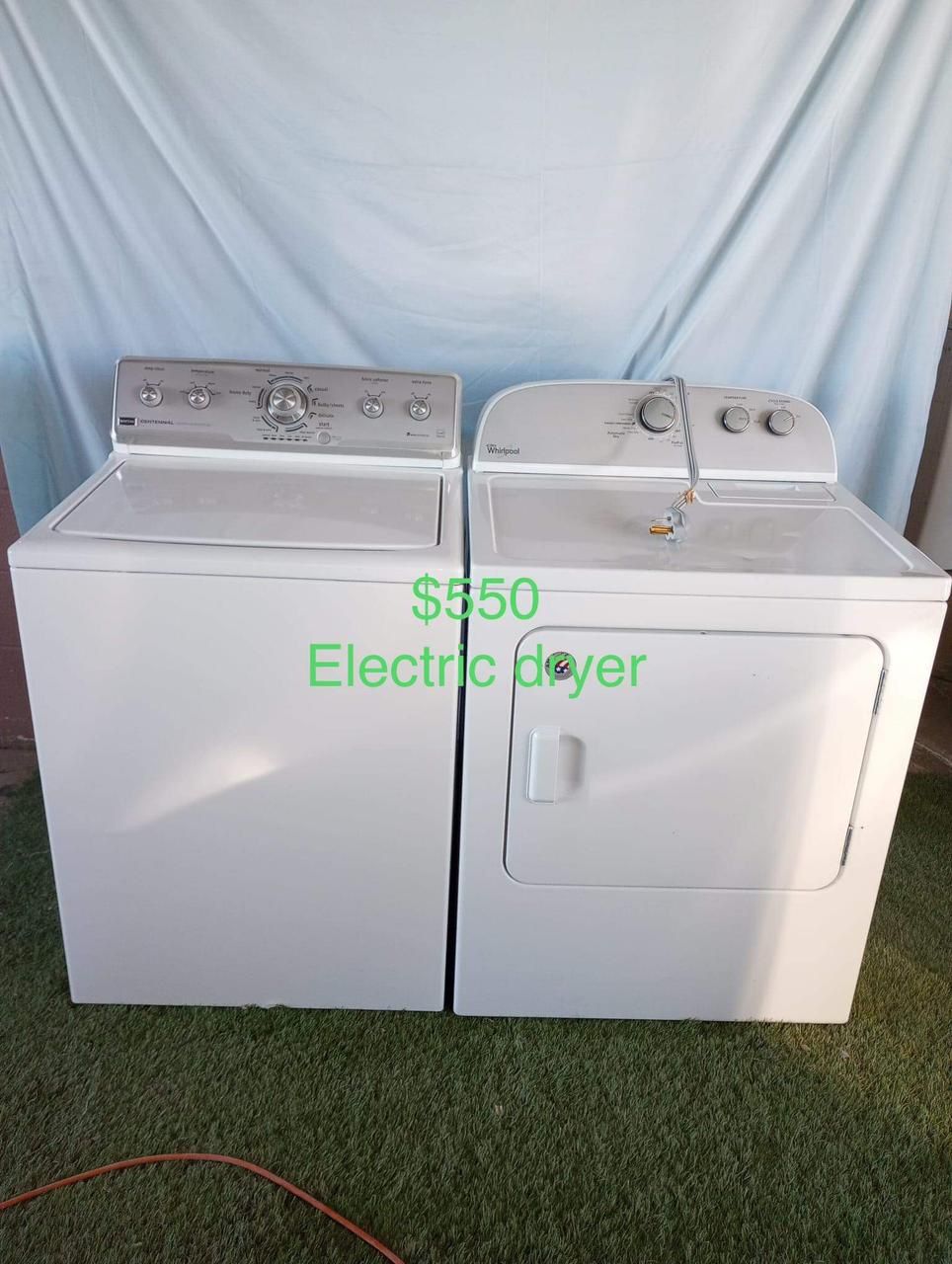 Beautiful Maytag Washer And Whirlpool Electric Dryer (1 Year Warranty)