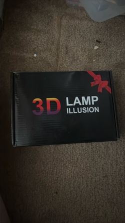 3D lamp illusion Stranger things demogorgon