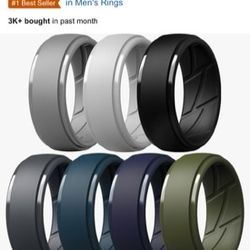 $14.00 Silicone Wedding Rings Men