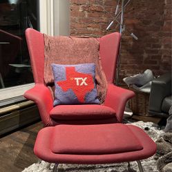 BoConcept Accent Chair & Ottoman