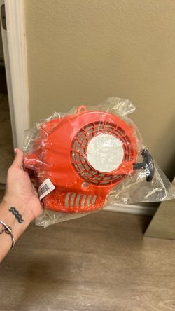 Orange Recoil Pull Start Starter Assembly