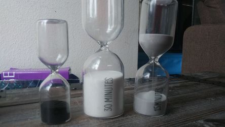 Sand timers!