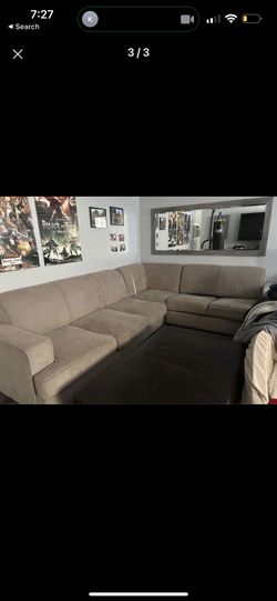 Sectional Couch and Ottoman