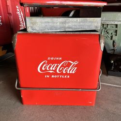 Vintage Coca-Cola ice chest