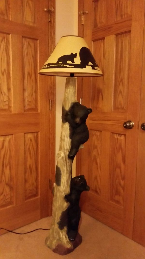 Black Bear Floor Lamp 5 Ft Tall For In Mchenry Il Offerup