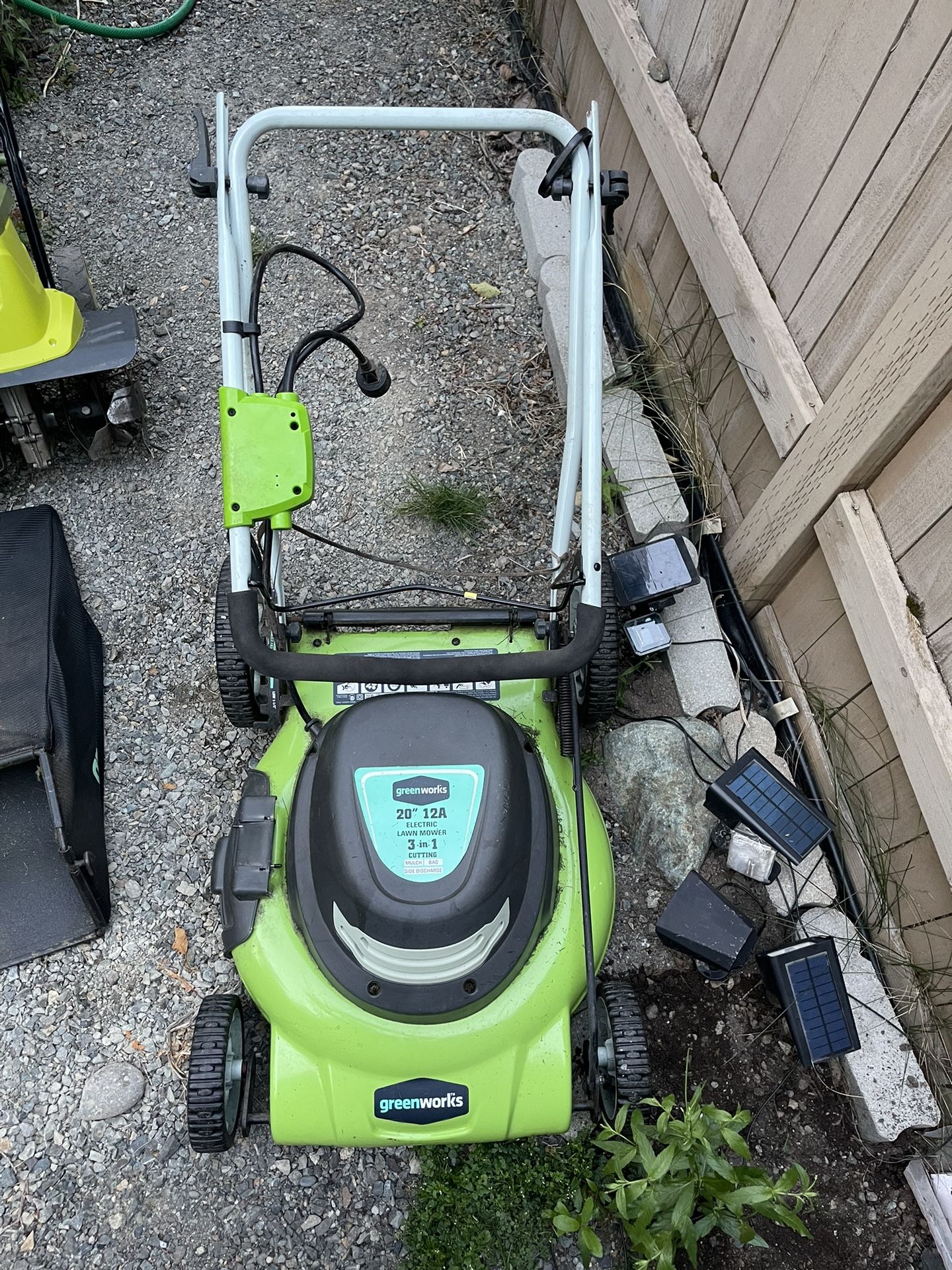 Greenworks 20 Inch Mo12b00 Greenworks Electric Greenworks Mo12b00