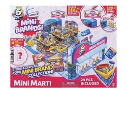 5 Surprise Mini Series 2 Electronic Brands Mini Mart With 4 Mystery Mini Brands Playset By ZURU 