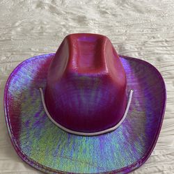 Sombrero vaquero Rosa Para Adultos Bueno Para Halloween