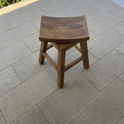 Wooden Chair With A Swiveling Seat