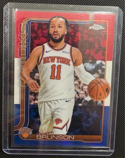 2025 Topps Chrome Jalen Brunson – New York Knicks