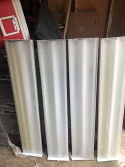 Fluorescent Flush Mount Fixture 48”