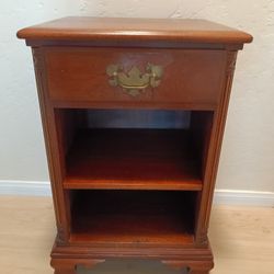 Vintage Mahogany Nightstand By Kling 