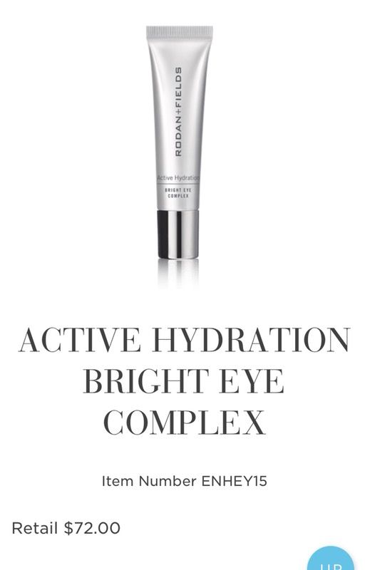 Rodan & Fields Active Hydration Bright Eye Comlex