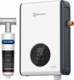 Electrolux Tankless Water Heater Electric 11kw - Smart Wifi & Alexa, On Demand Hot Water Heater 240V, Max 2.59 GPM, 1-2 Point of Use Instant Hot Water