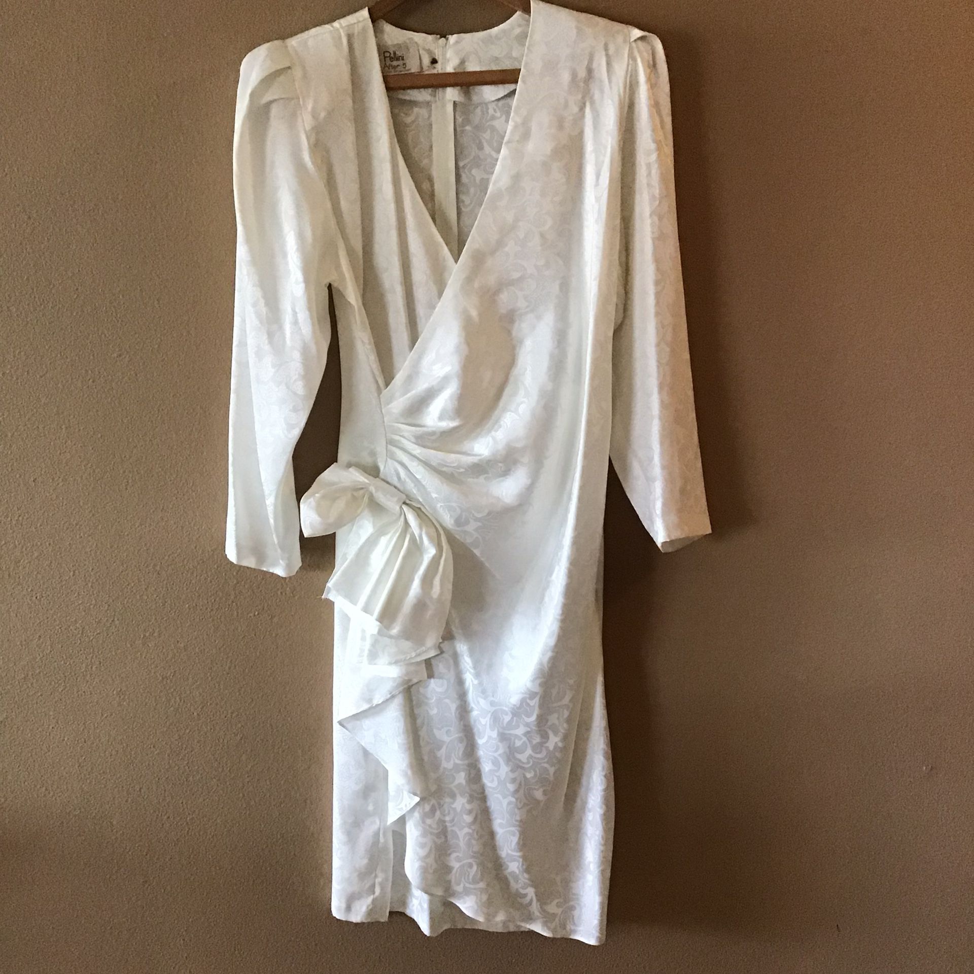 Vintage ‘80s Pellini After 5 New Wave Wedding Special Occasion Dress (9/10)