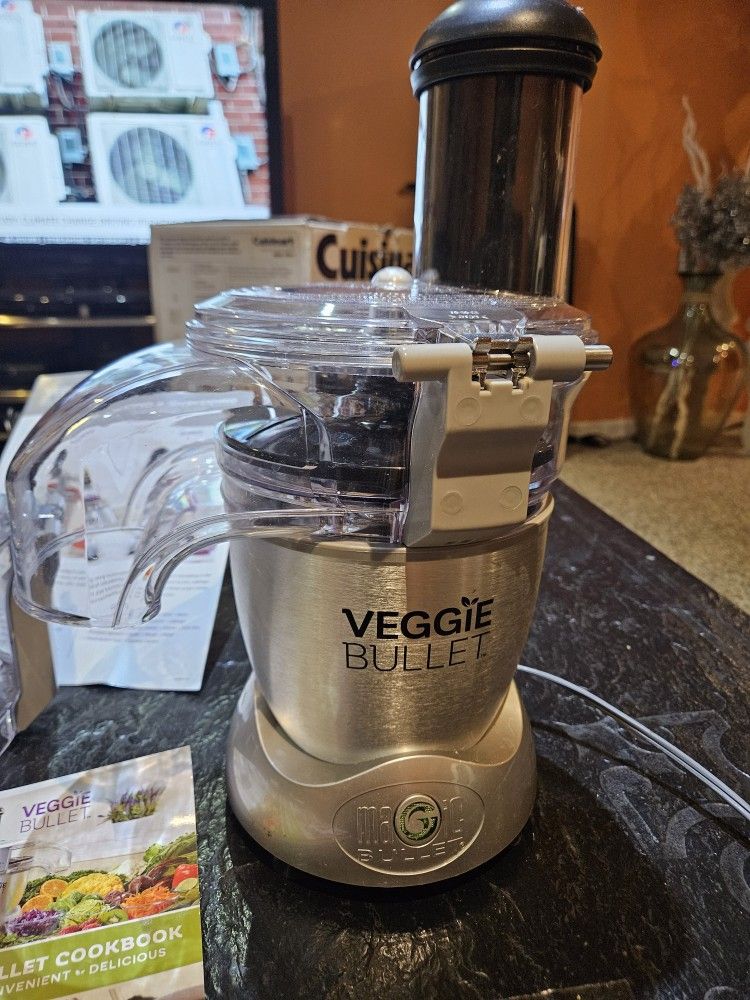 Veggie Bullet 3 Functions Slice Shred Spiralize Food Processor & More