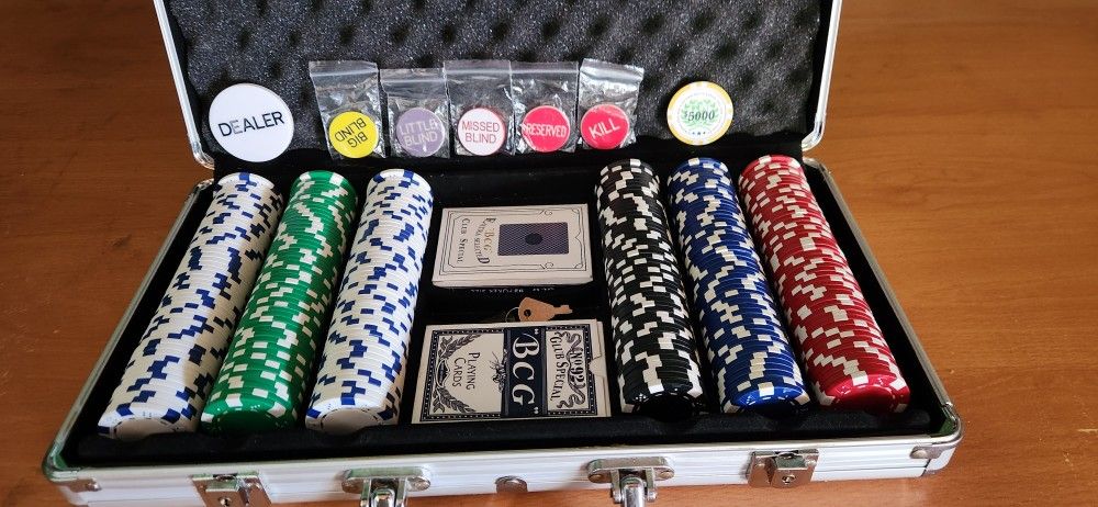 Poker Chip Set W/ Aluminum Case