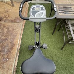 Stamina Cardio Folding Exercise Bike with Heart Rate Sensors and Extra