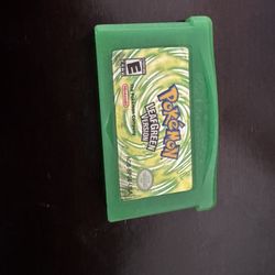 GBA Pokémon Leaf Green 