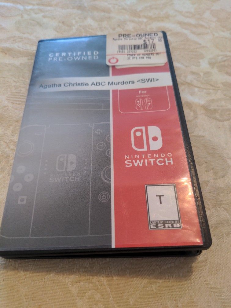 Nintendo Switch Agatha Christie Abc Murders Used.